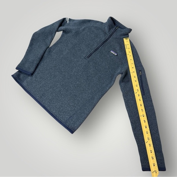 PATAGONIA Better Sweater 1/4-Zip Fleece Blue Sz Small - Picture 8 of 12